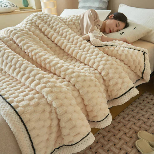 [Warm gift] Flannel warm thick blanket